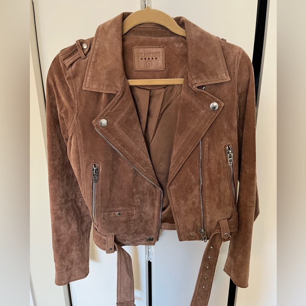 Blank NYC Suede Moto Jacket